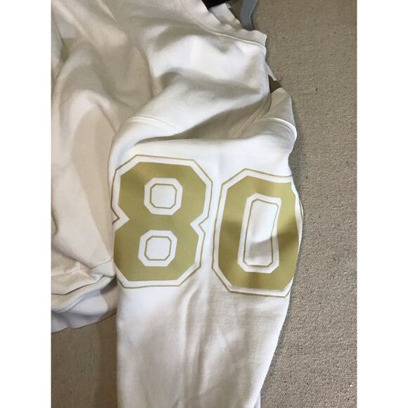 P. E Nation Women Sweatshirt Sz. XS  Cream/ Gold EUC Sporty Casual Comfortable - Picture 5 of 14